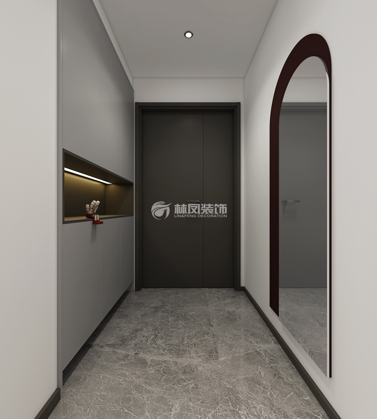 玄关装修一定要合理，否则进门就压迫